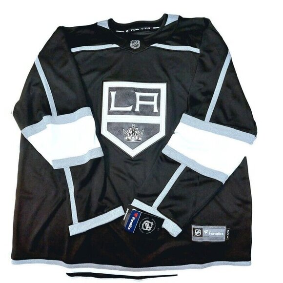 Fanatics Other - Fanatics NHL Los Angeles Kings Breakaway Jersey Mens Size XL Black Silver